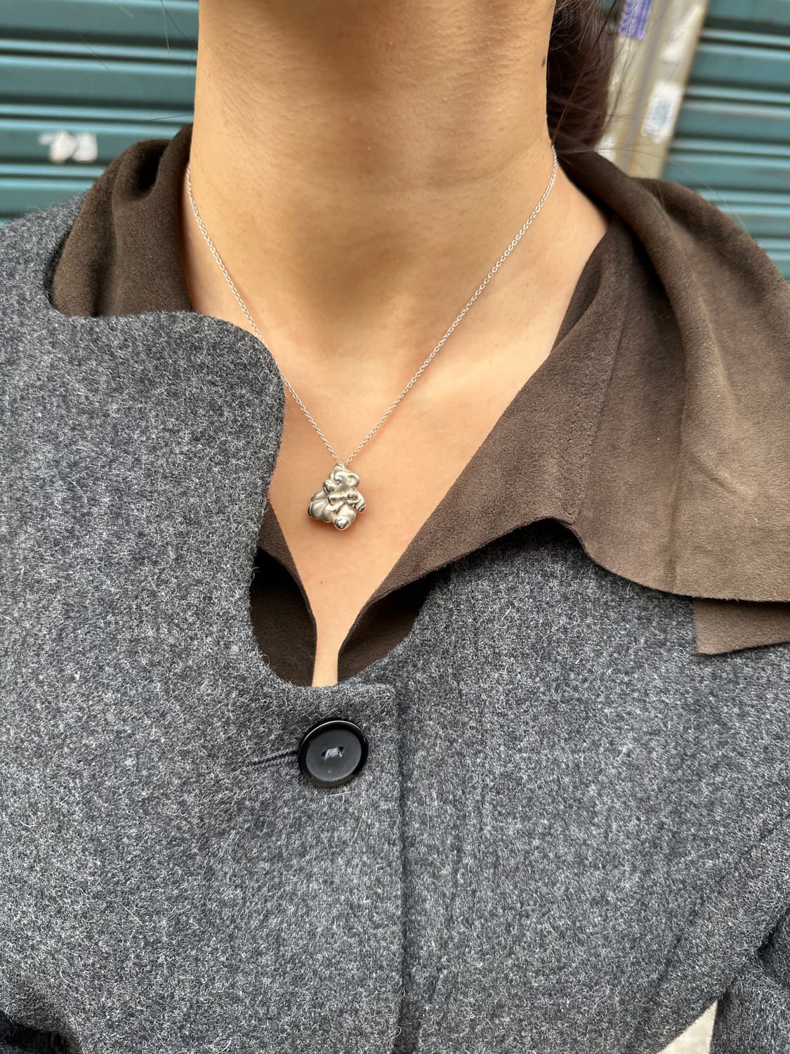 Tiffany & Co. Teddy Bear 925Silver Neckl 상품이미지6