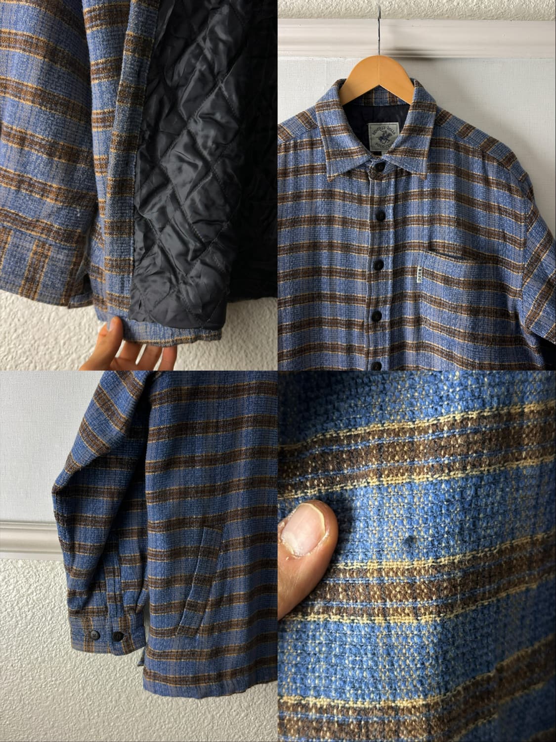 Beverly Hills Polo Club 체크 셔츠 자켓 상품이미지10