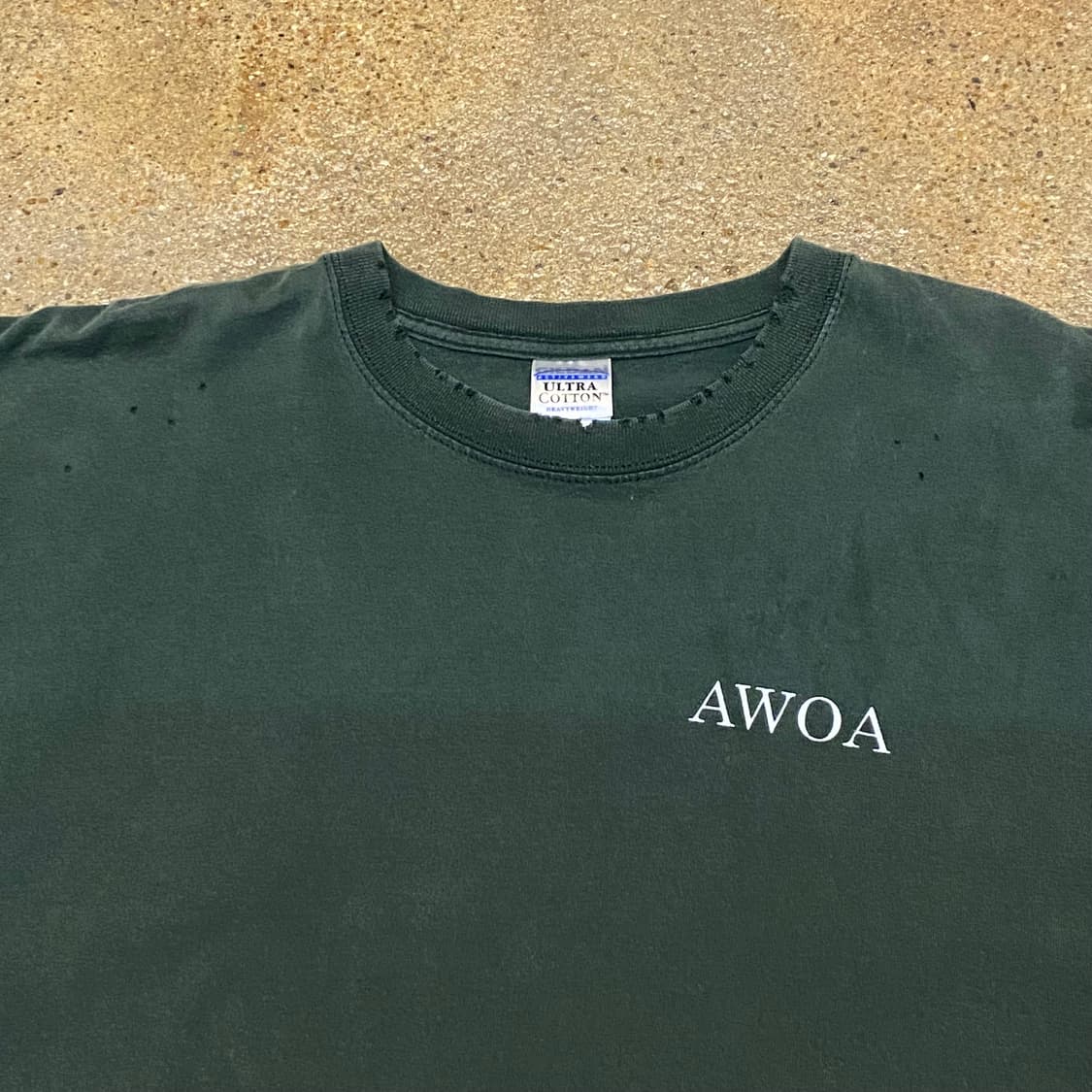 미국 빈티지 길단 AWOA 프린팅 반팔티 빅사이즈 상품이미지3