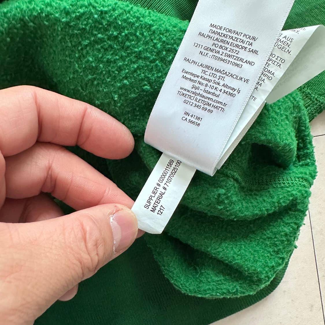 폴로 랄프로렌 RL1967PC 맨투맨 L 상품이미지6