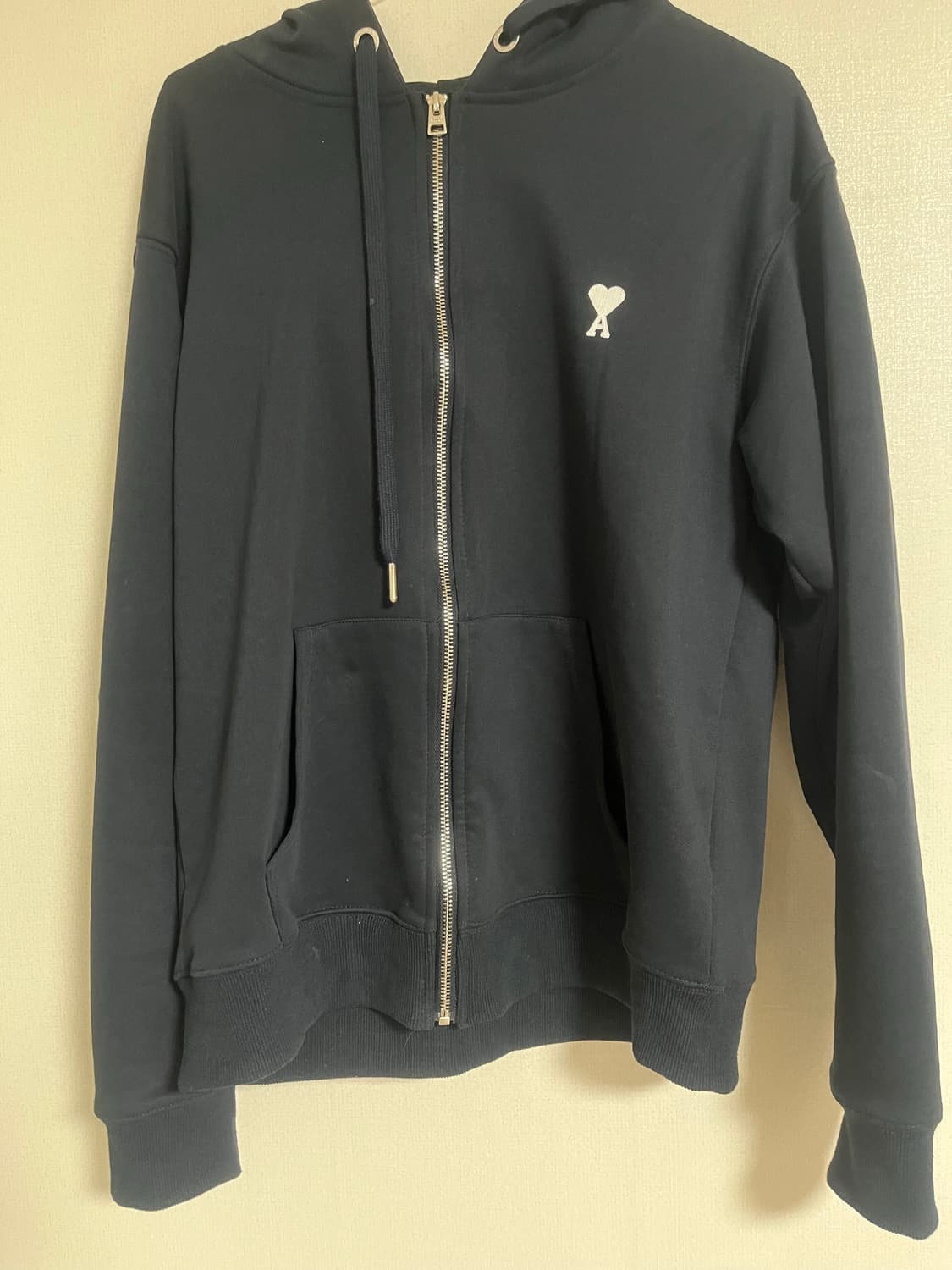 아미 네이비 후드집업 상품이미지1