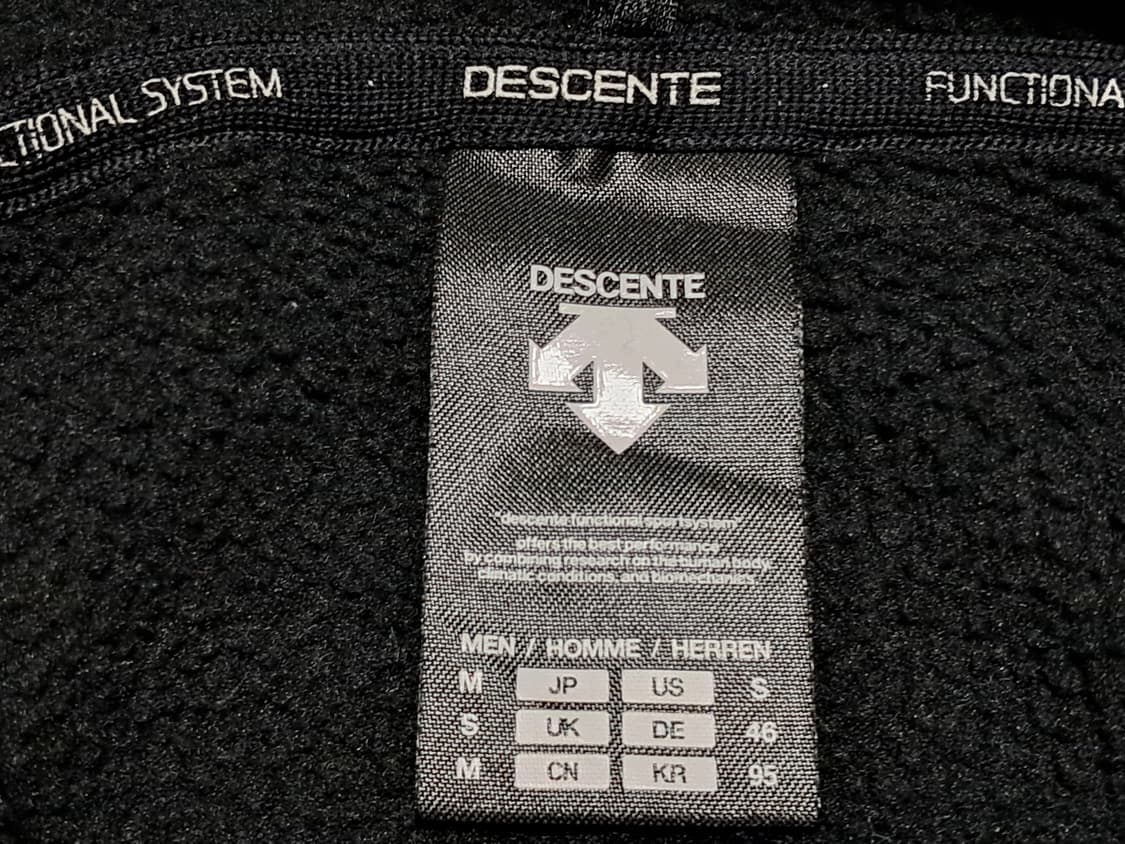 데상트 기모 후드티 남성M 상품이미지7