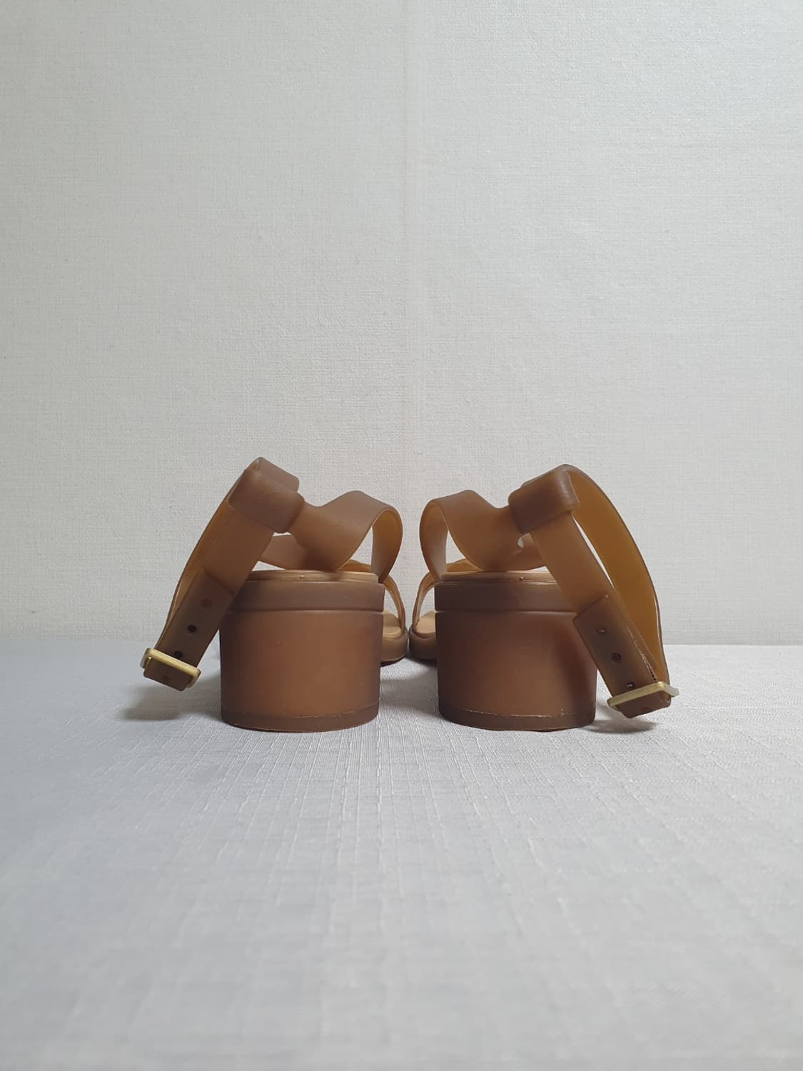 230mm 크록스 이자벨라 블록힐 샌들 브론즈 W6 상품이미지3