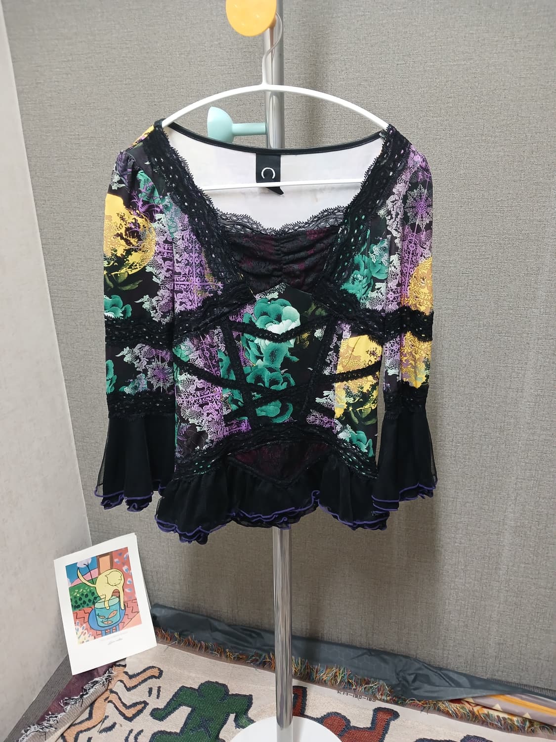 오즈온 오리엔탈 레이스 블라우스 상품이미지1