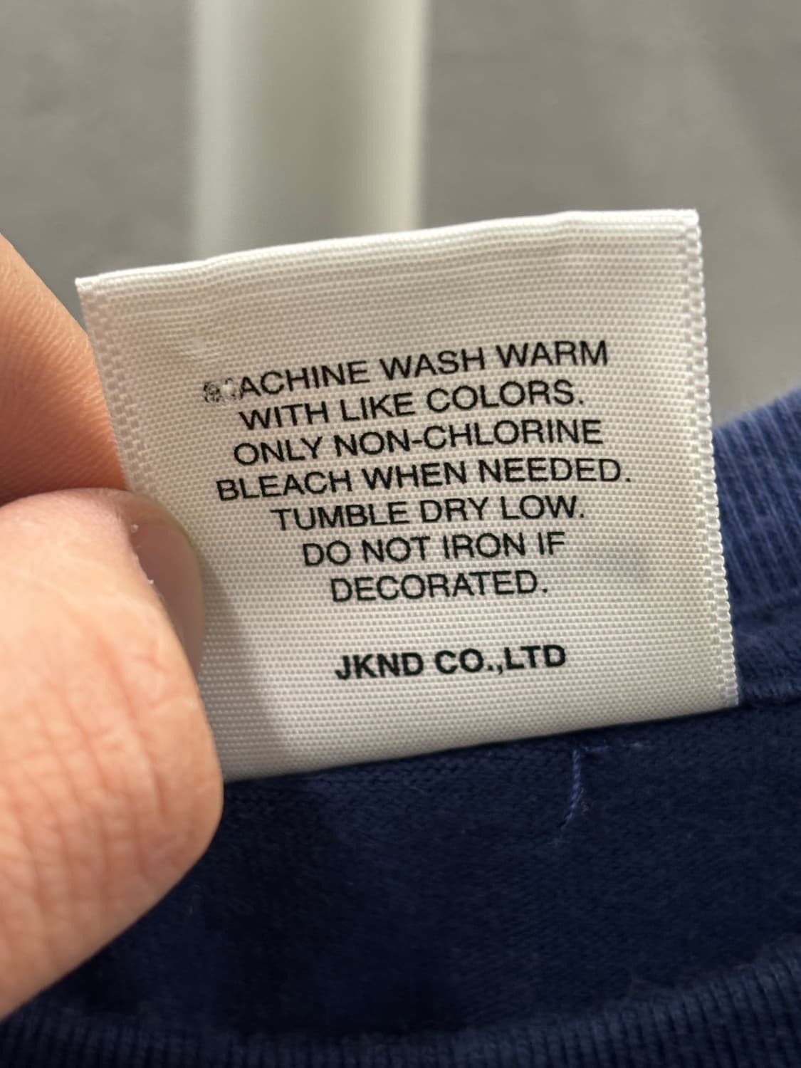 디스이즈네버댓 네이비 반팔 티셔츠 S 상품이미지5