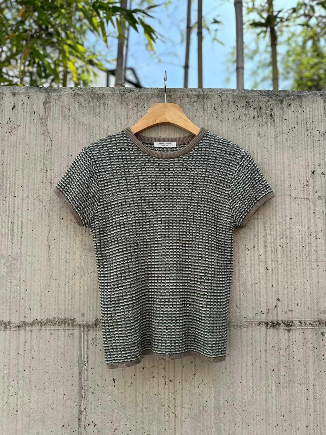 프릭스스토어 와플 니트 반팔 상품이미지3