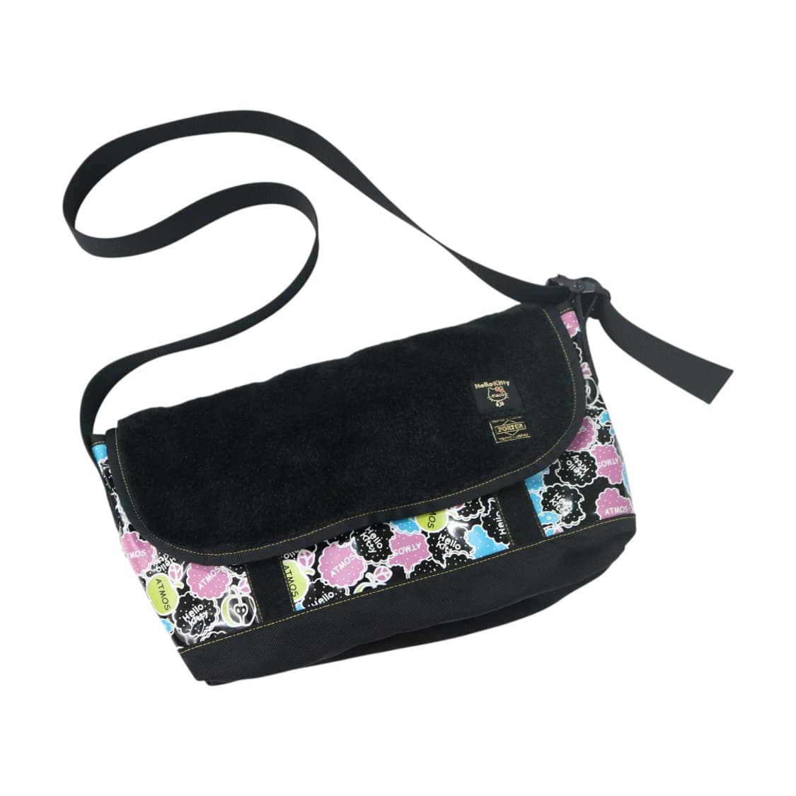 포터 × 아트모스 × HELLO KITTY 콜라보 벨루아 메신저백 상품이미지1
