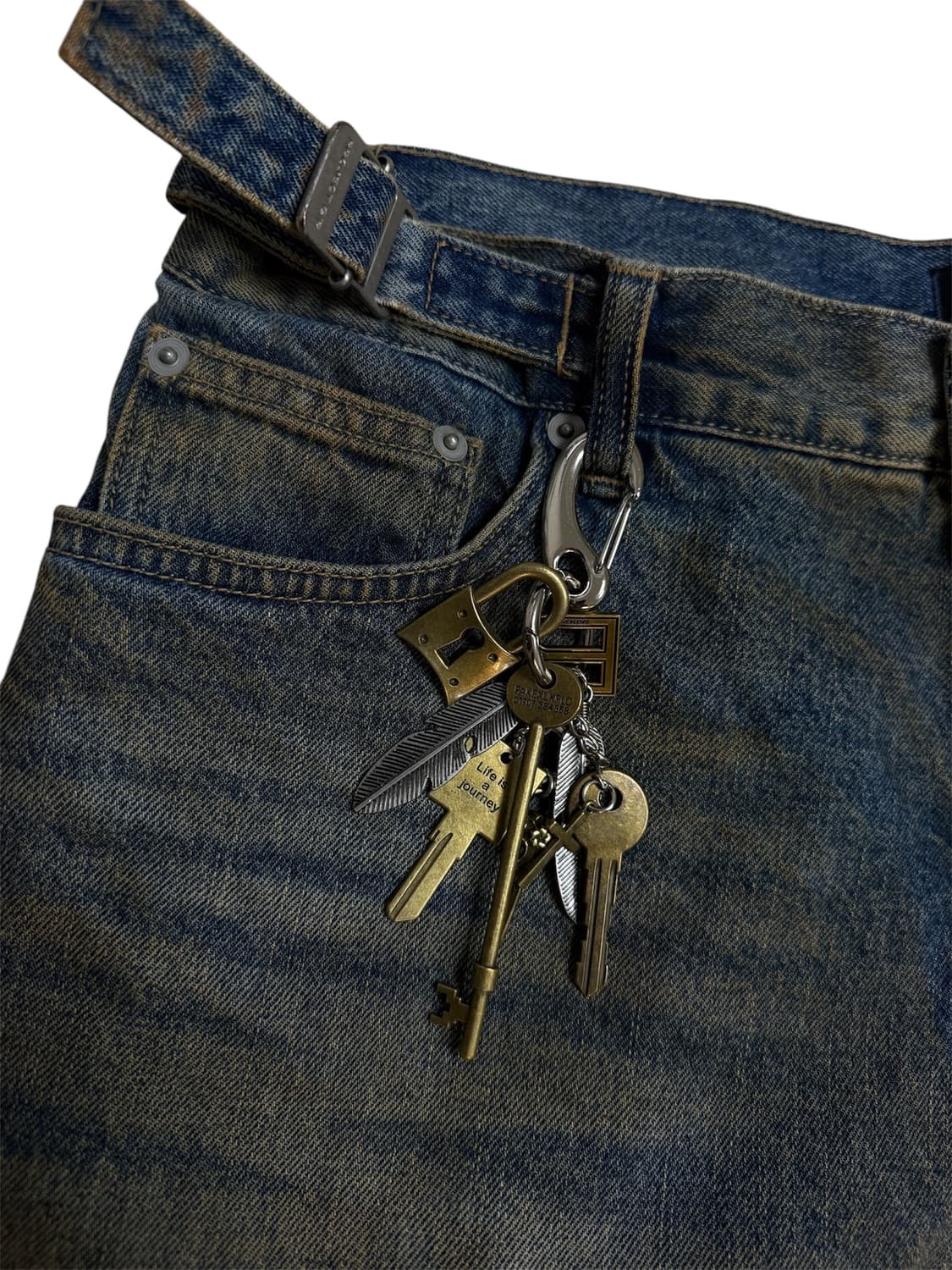 패션 키링 (🪶🔑⛓️🔐) 상품이미지1