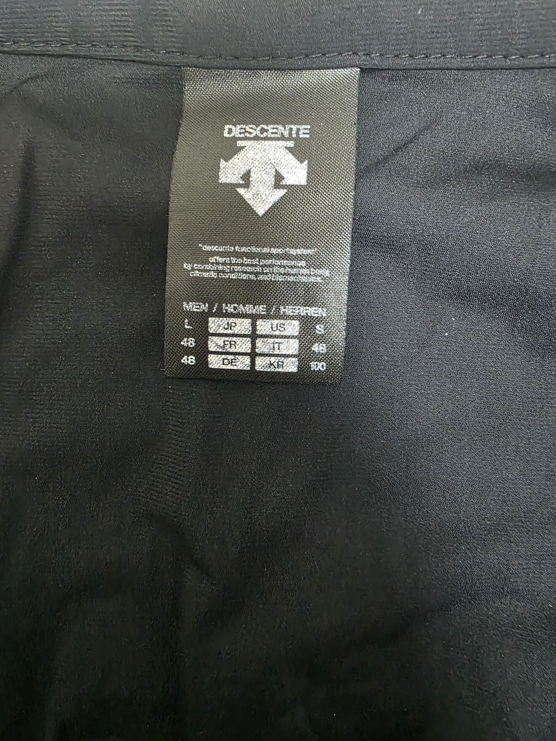 데상트 스위스 트라이애슬론 집업 자켓 L 상품이미지4