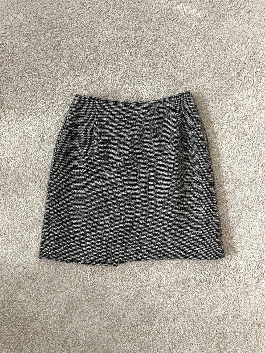 vintage wool zip-up skirt 상품이미지5