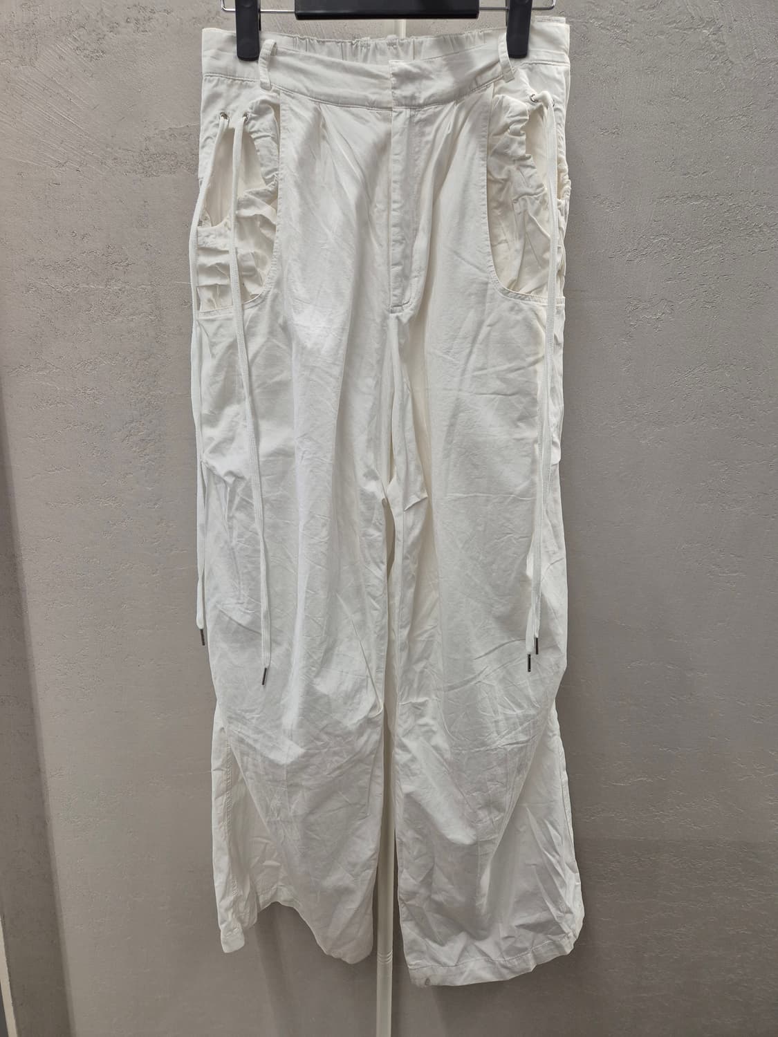 NACHE 와이드 팬츠 화이트 (1 SIZE) 상품이미지2