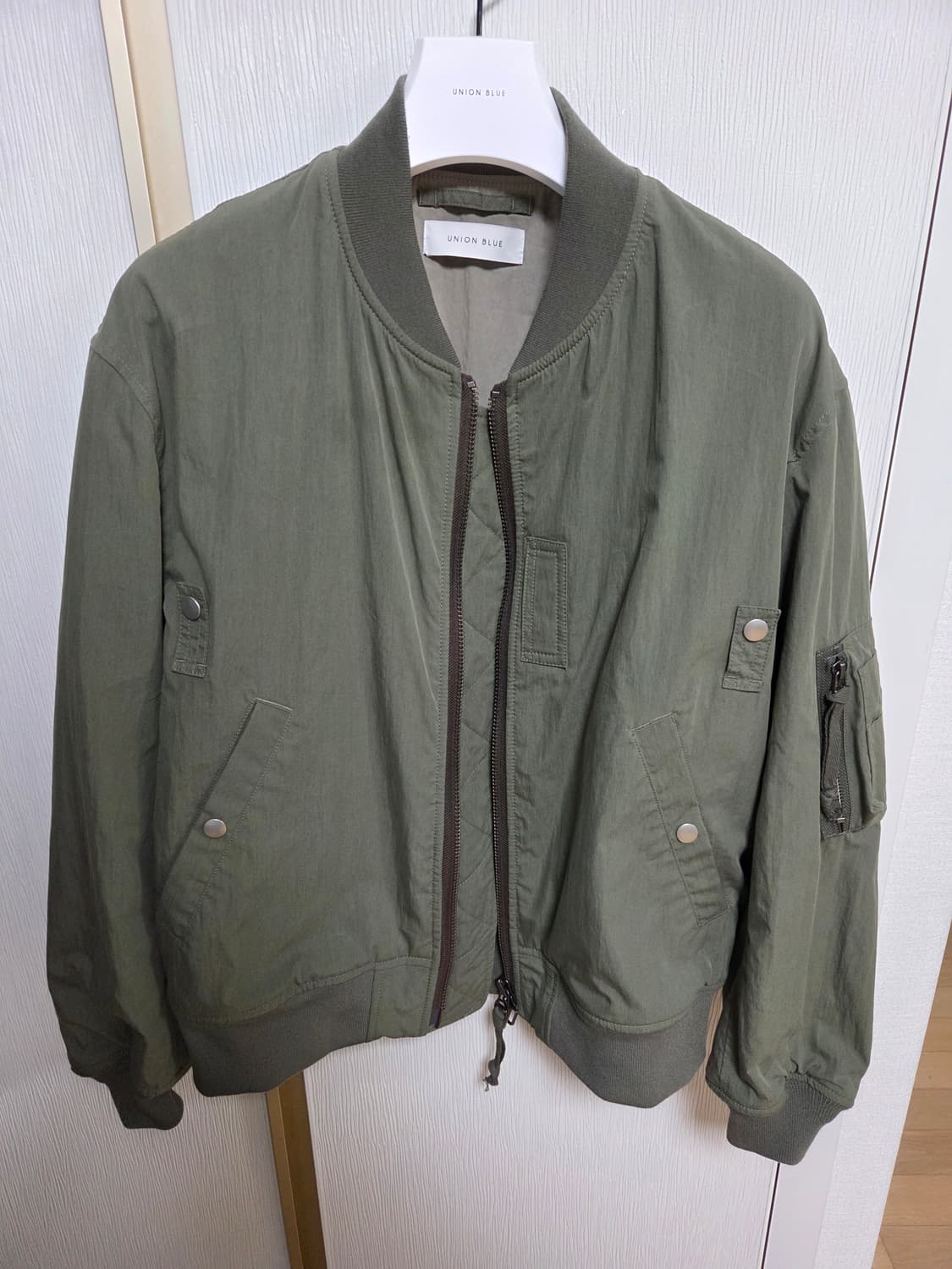 유니온블루 플라이트 봄버 ma-1 마원 카키 M 상품이미지1