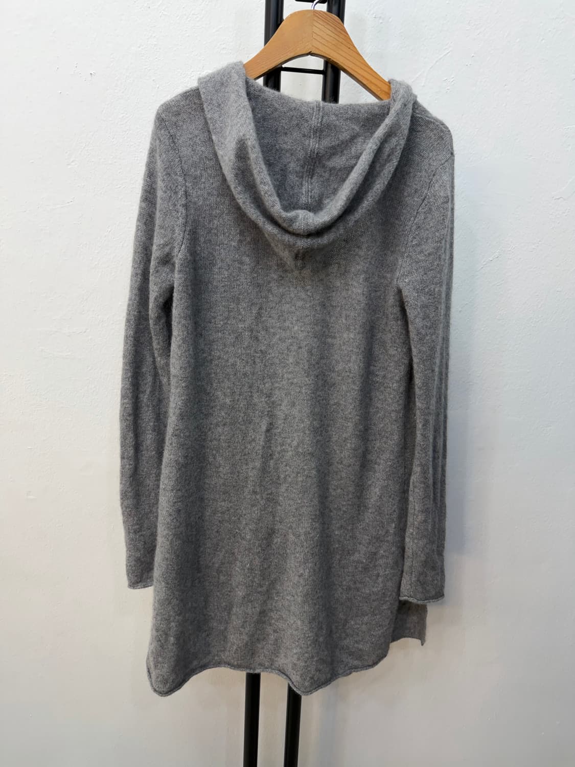 정품) 삭스피프스애비뉴 캐시미어100 후드 가디건 S 상품이미지5