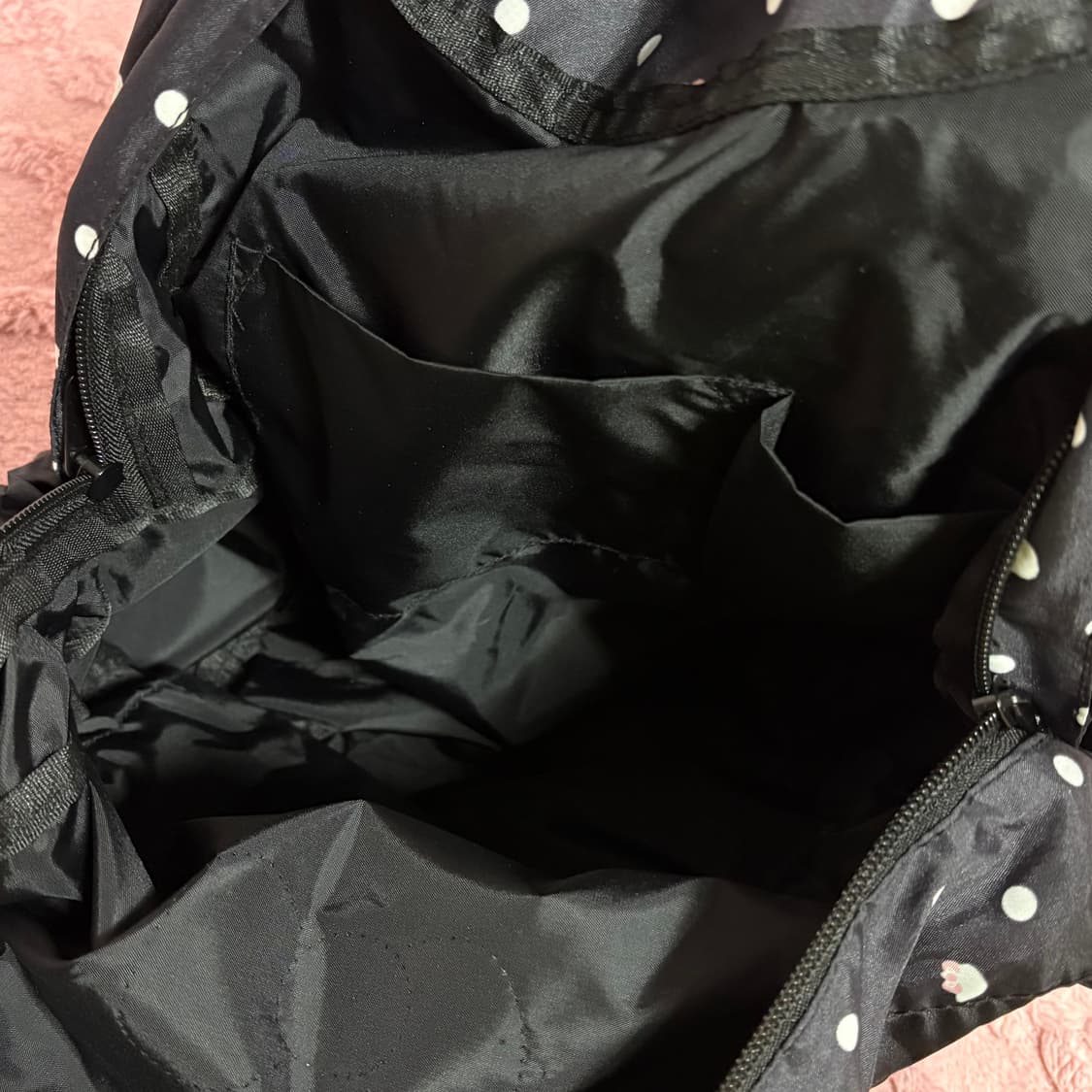 헬로키티 도트 백팩 고전 러블리 갸루 상품이미지5