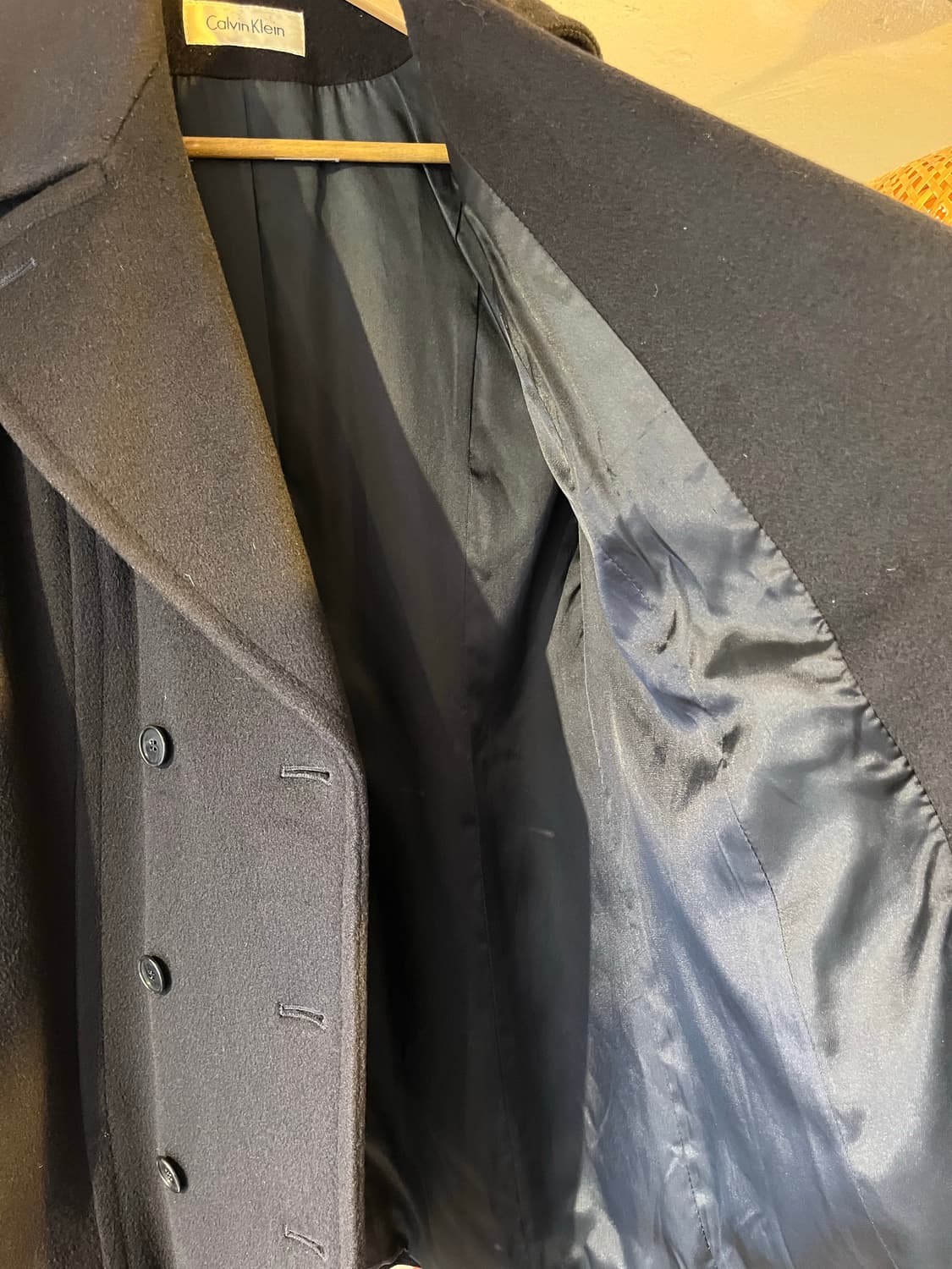 90년대 캘빈클라인 울 피코트(미국제) 상품이미지5