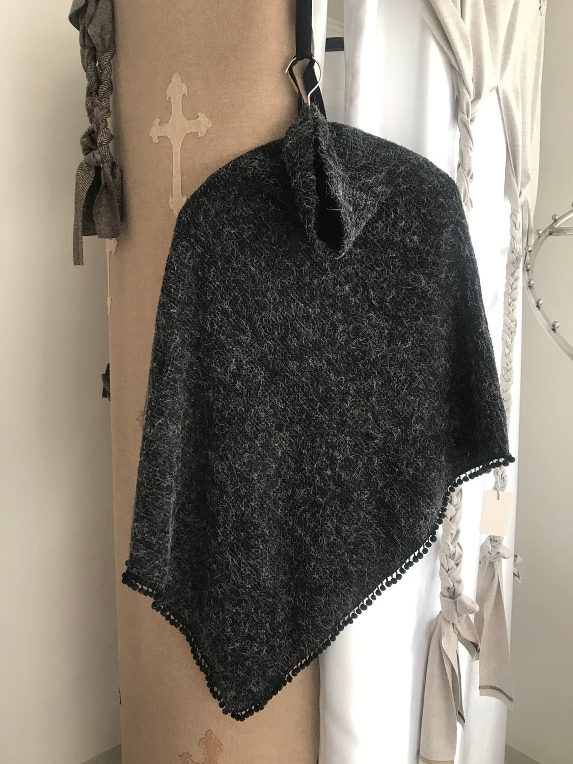 vintage turtle neck charcoal cape 상품이미지8