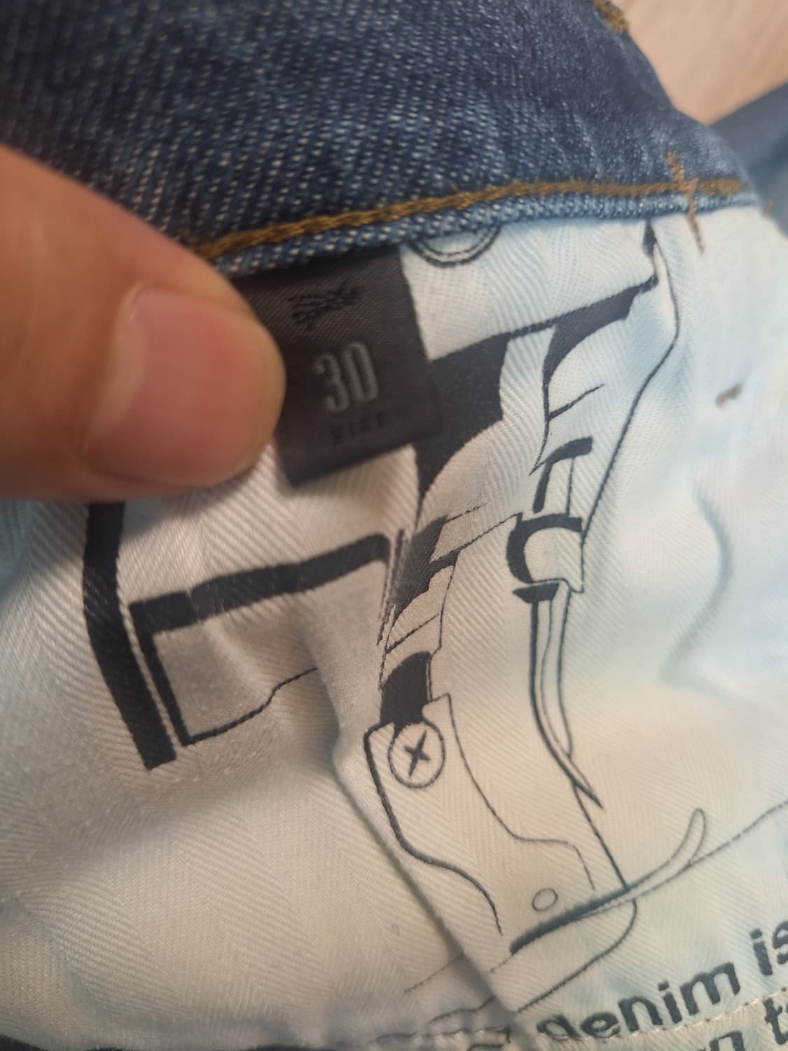 PT05 빈티지 워싱 데님 청바지 30사이즈 상품이미지8