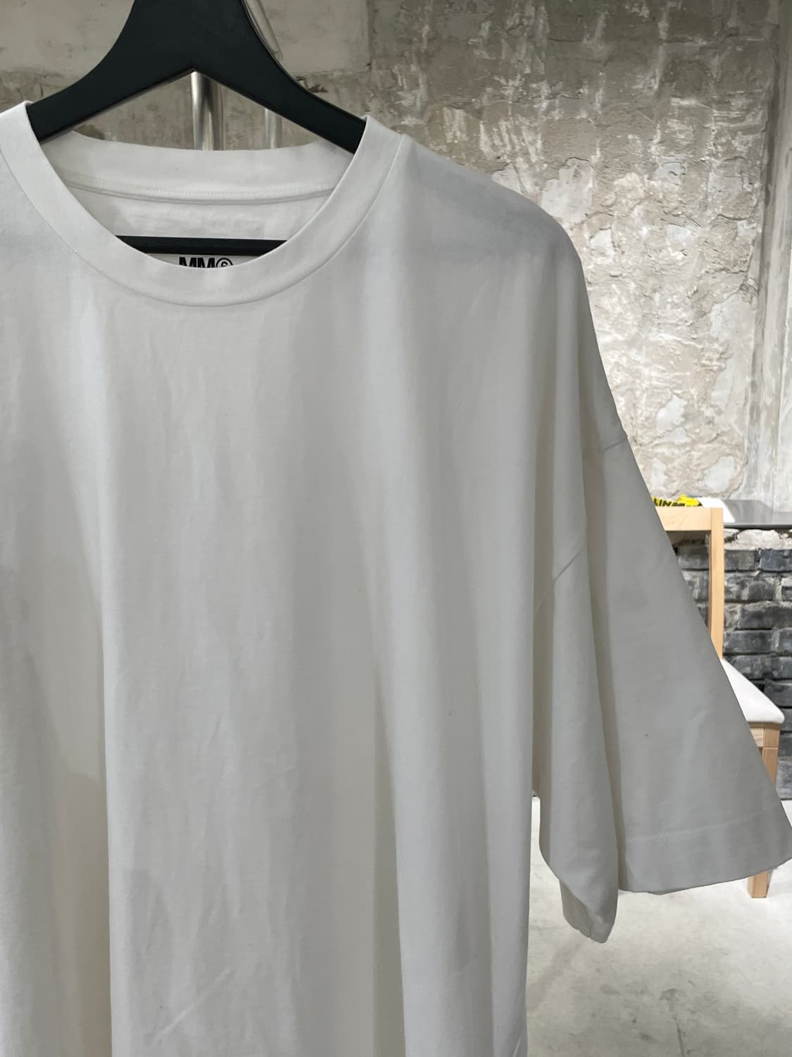 mm6 메종 마르지엘라 화이트 리버스 코튼 하프 롱 원피스 상품이미지3