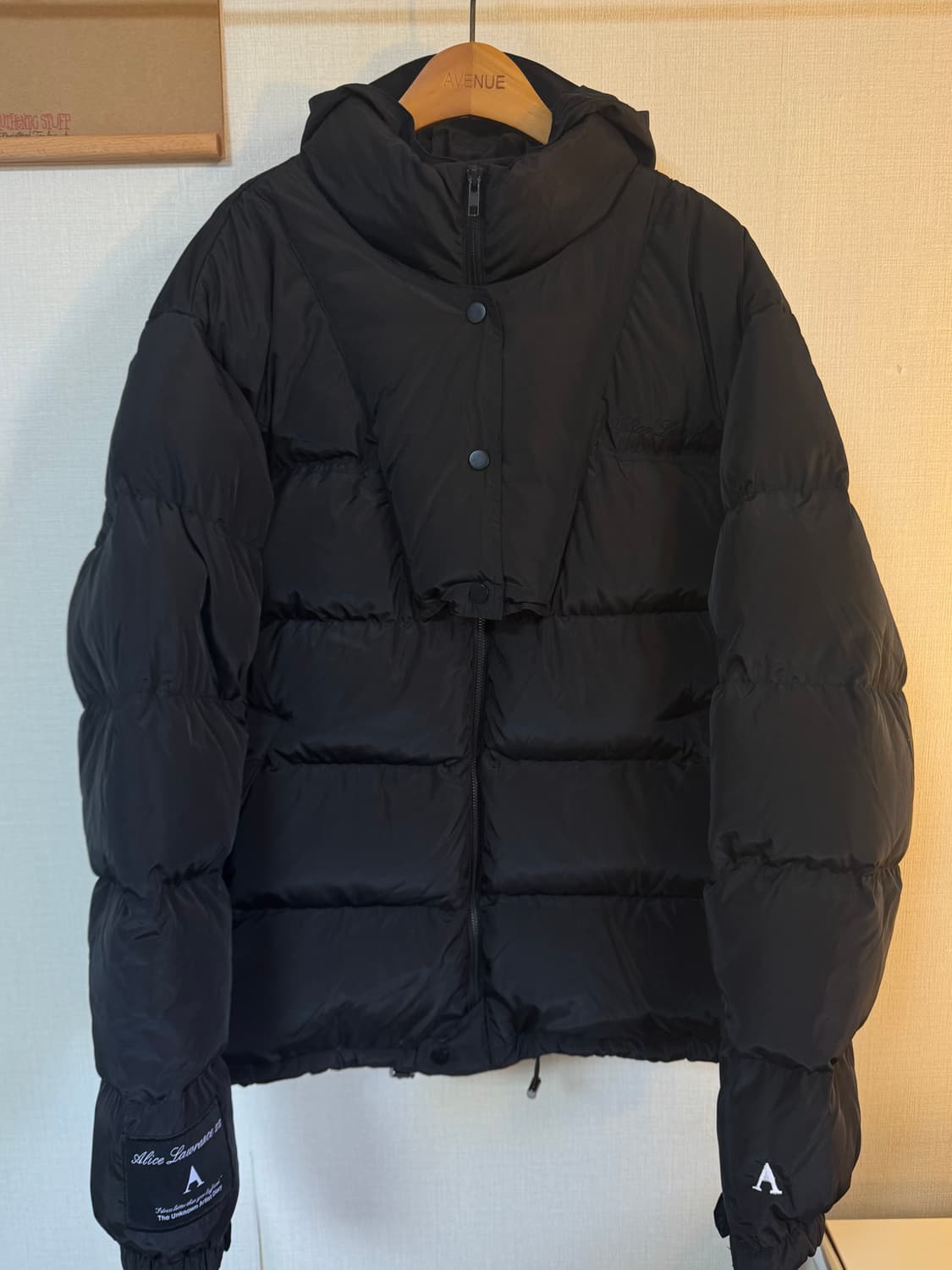 [L]앨리스 로렌스 덕다운 푸퍼 패딩 블랙 상품이미지3