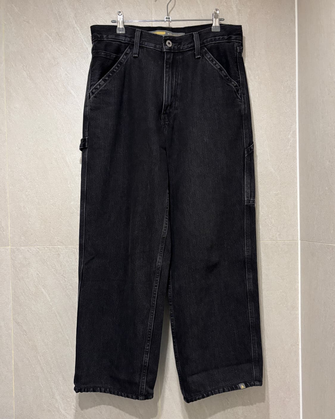 (30x32) 리바이스 실버탭 배기 카펜터 팬츠 흑청 상품이미지1