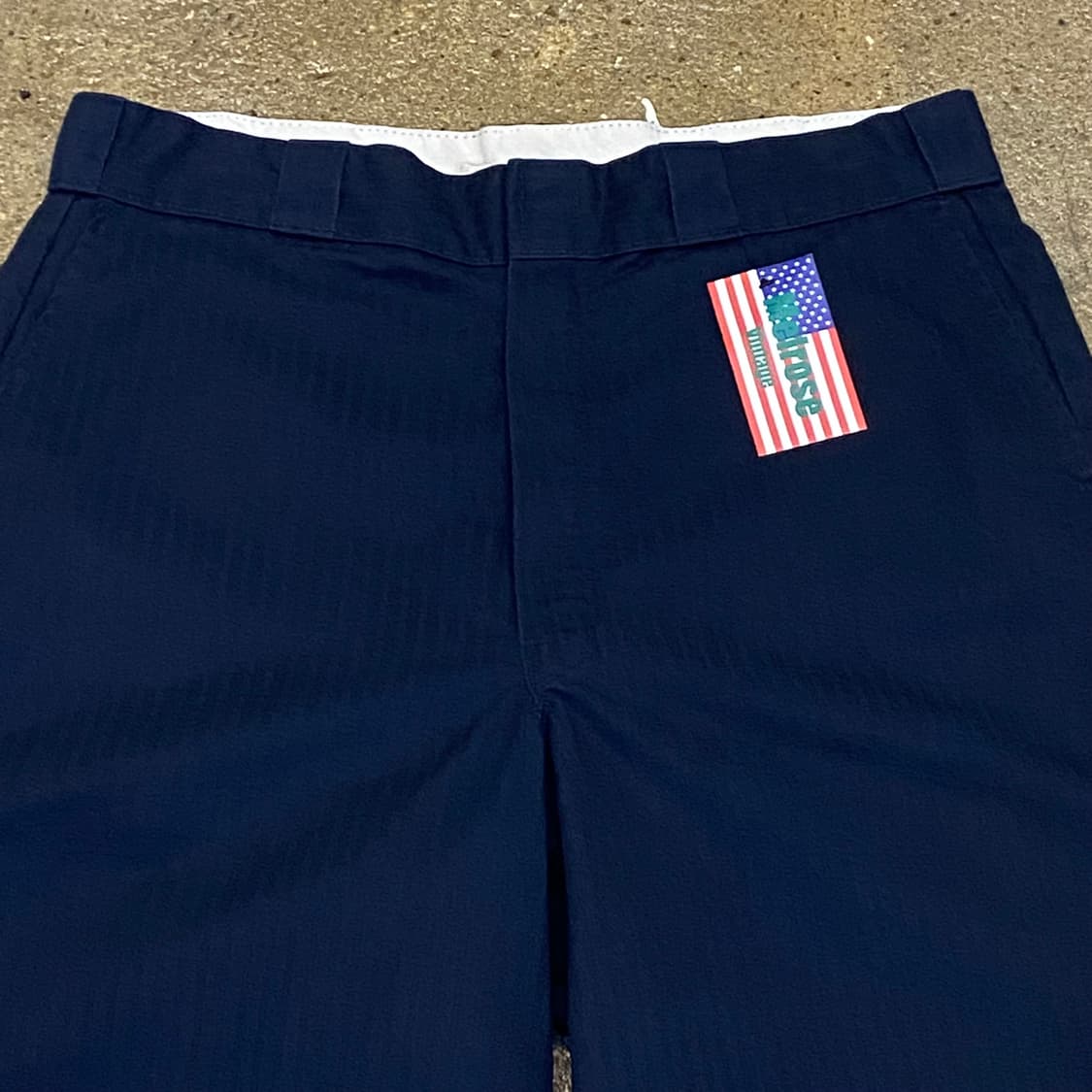 00s USA 빈티지 디키즈 스트라이프 워크팬츠 반바지 상품이미지2