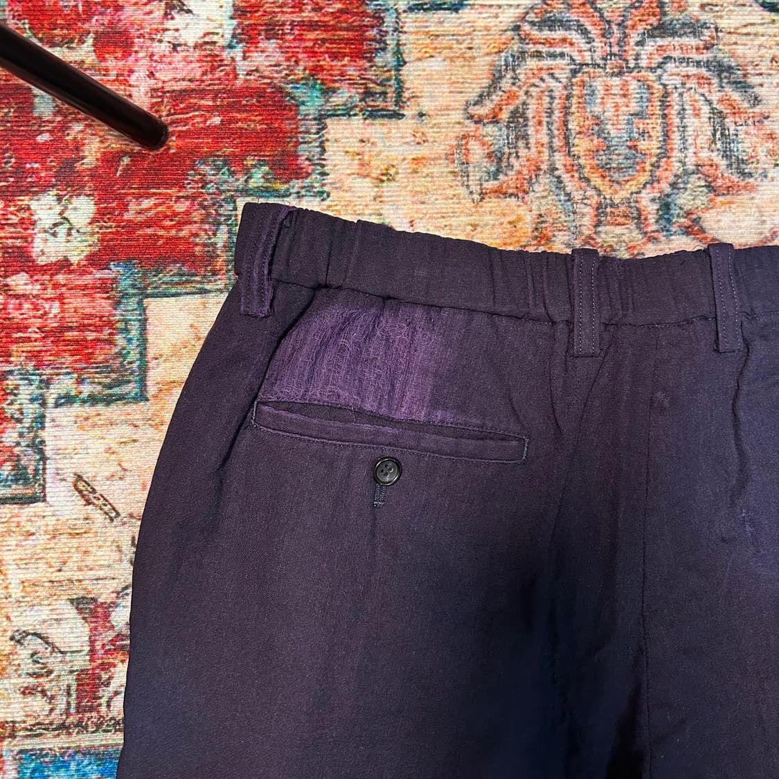 [34] 03ss 이세이 미야케 맨 네이비 린넨 팬츠 상품이미지8