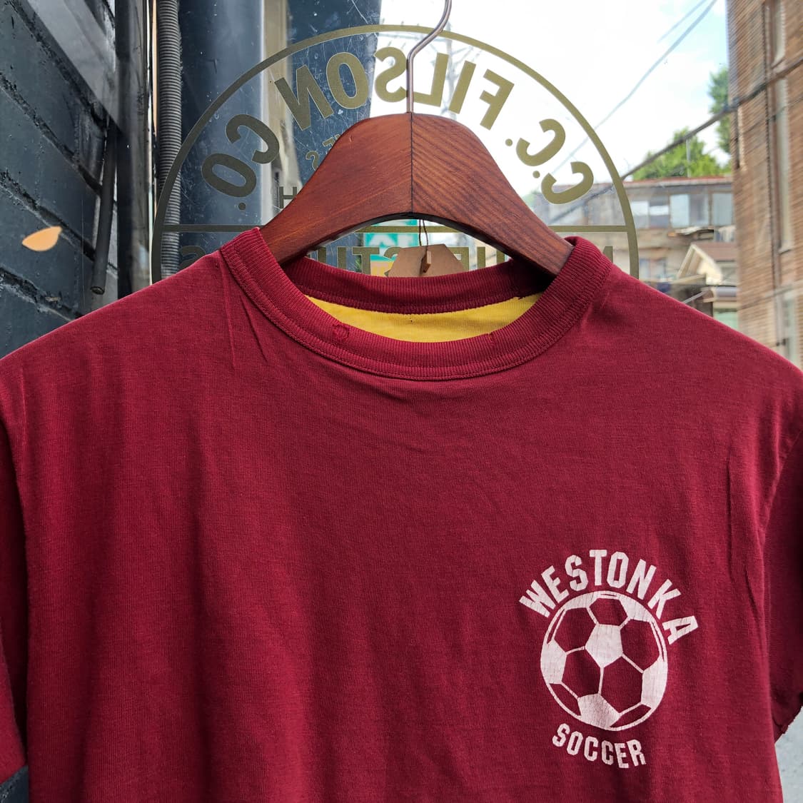 60/70s Revrsible T-shirt-M 상품이미지2