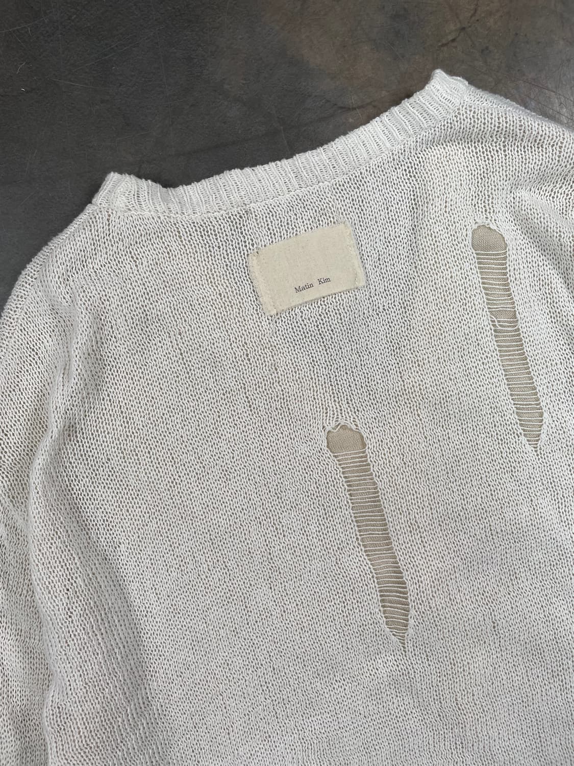 마뗑킴 레이어 그런지 니트 가디건 상품이미지6