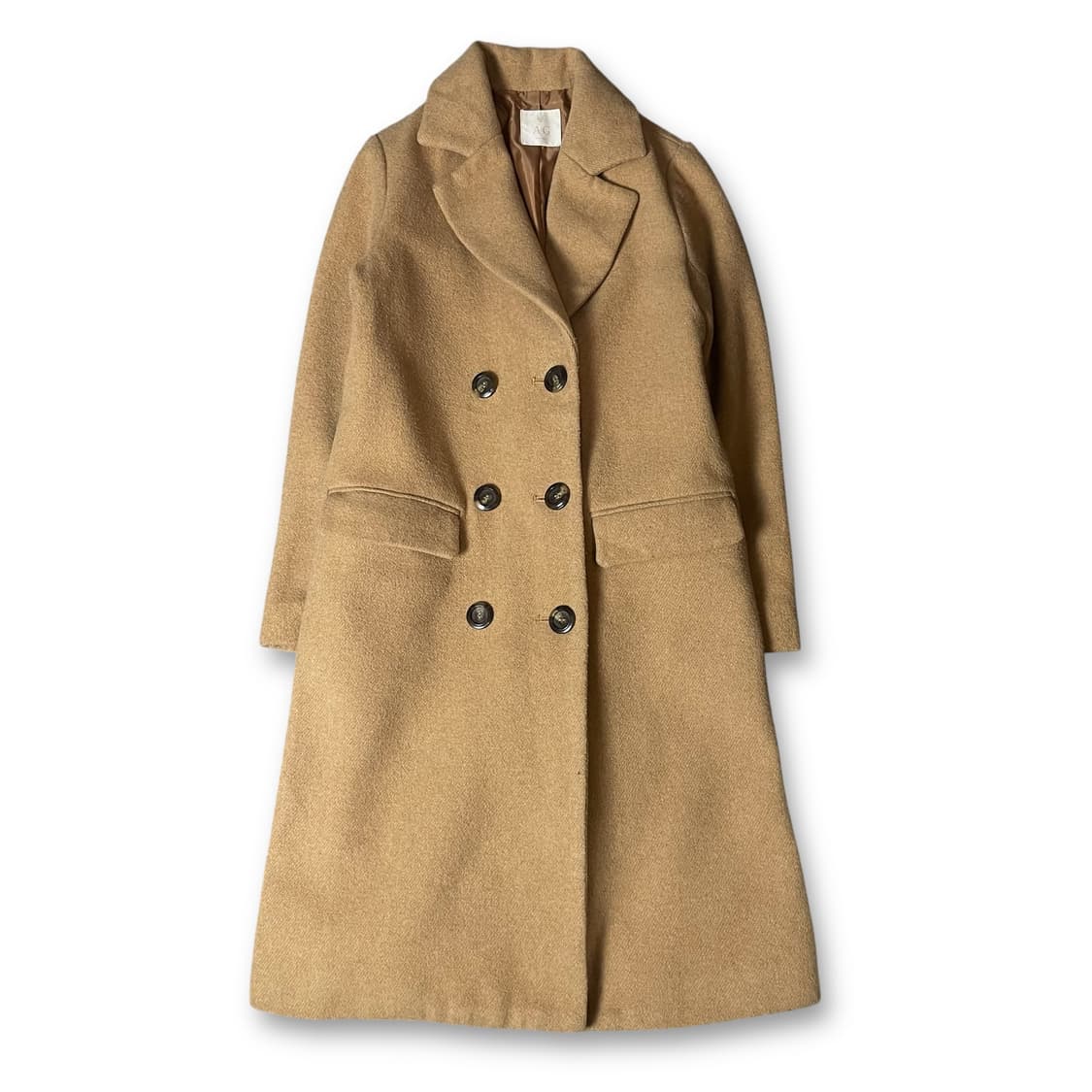 AG 베이지 더블 코트 상품이미지1