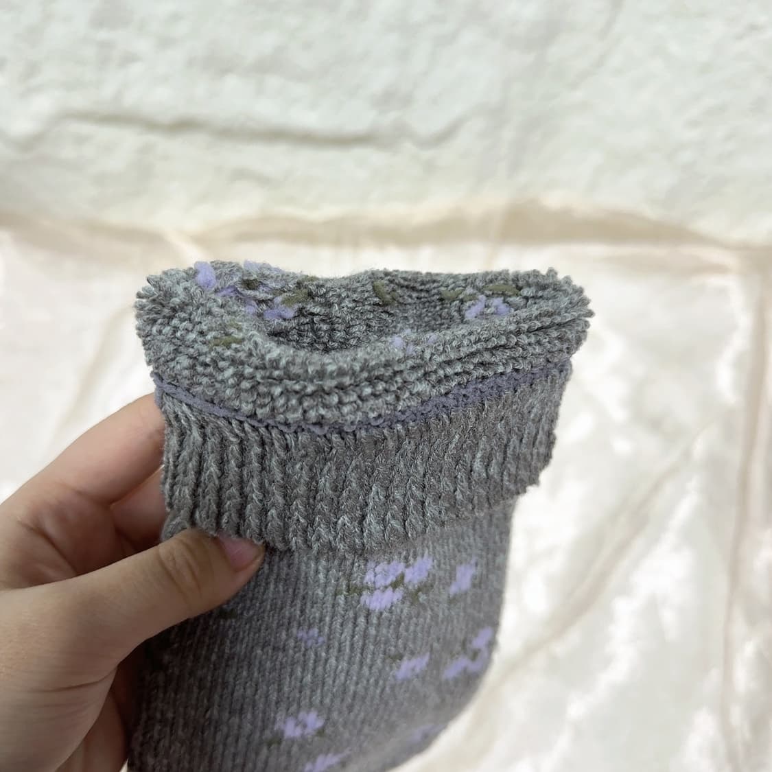 빈티지 꽃 무늬 니트 발토시 레그워머 상품이미지2