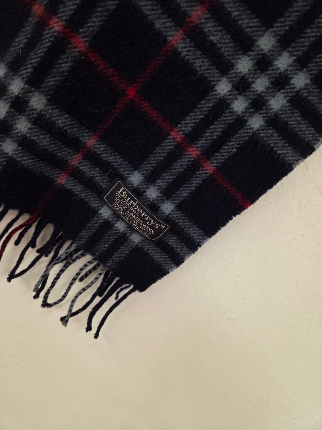 버버리 체크 목도리  155*30 상품이미지2