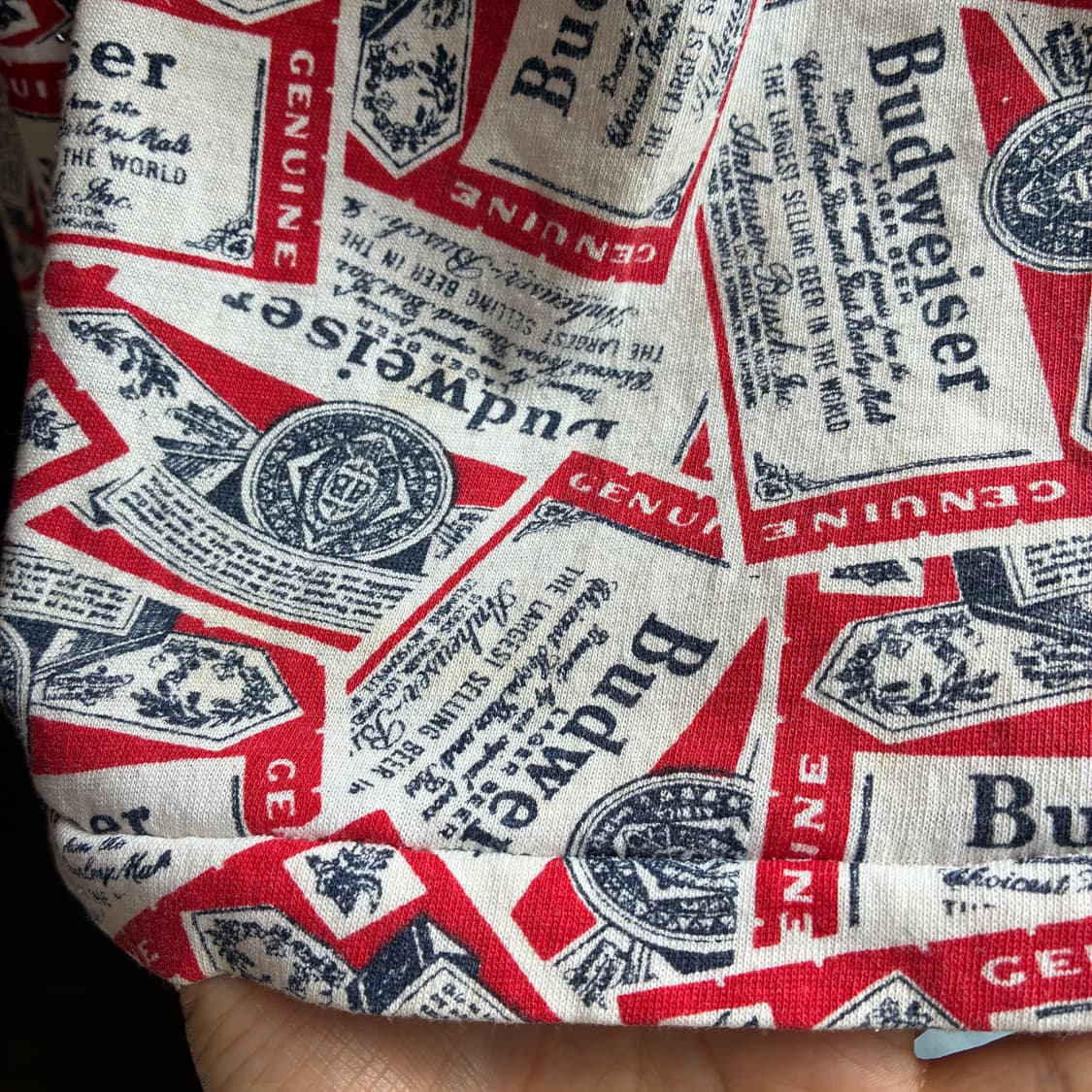 70‘s-80’s Budweiser All Over Print Ringe 상품이미지6