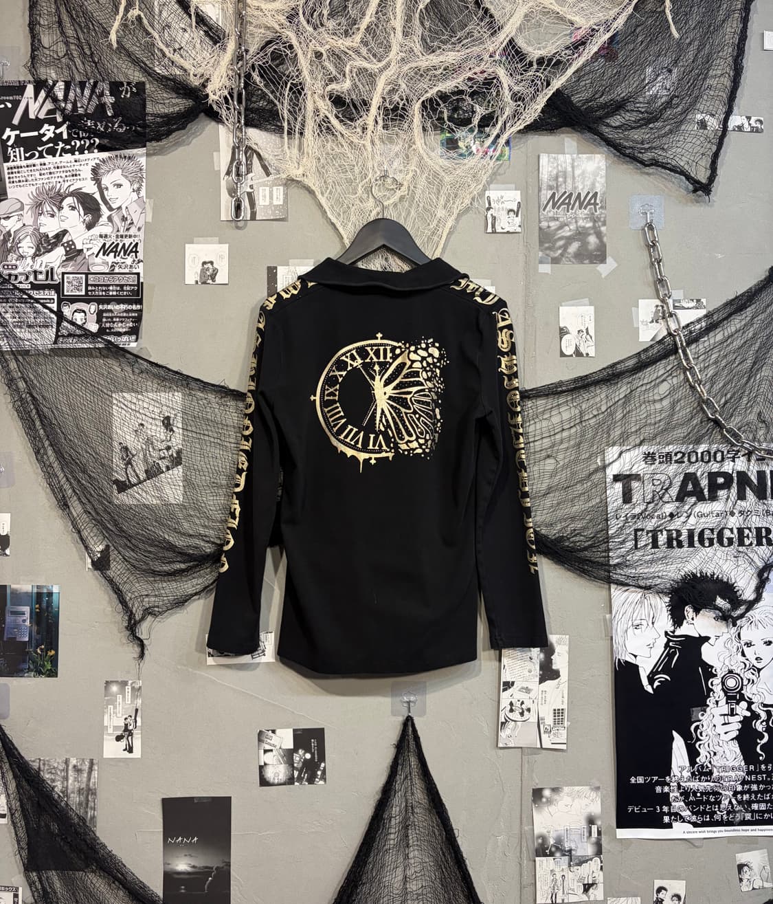 Y2K cubic lettering Glitter long sleeve 상품이미지5