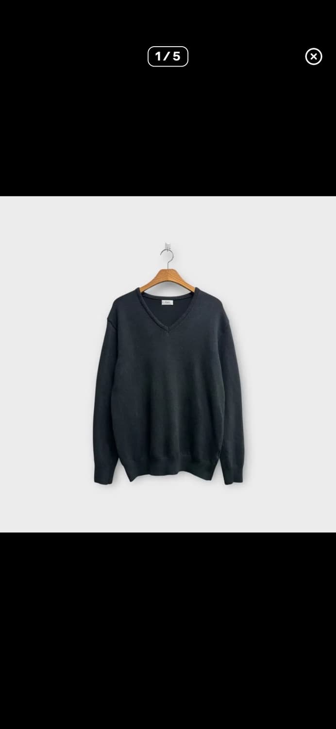 Mr Grey 브이넥 그레이 니트 L 상품이미지1