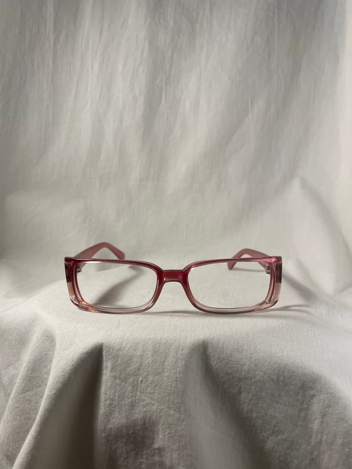Versace 베르사체 레드 그라데이션 스퀘어 프레임 선글라스 빈티지안경 상품이미지1