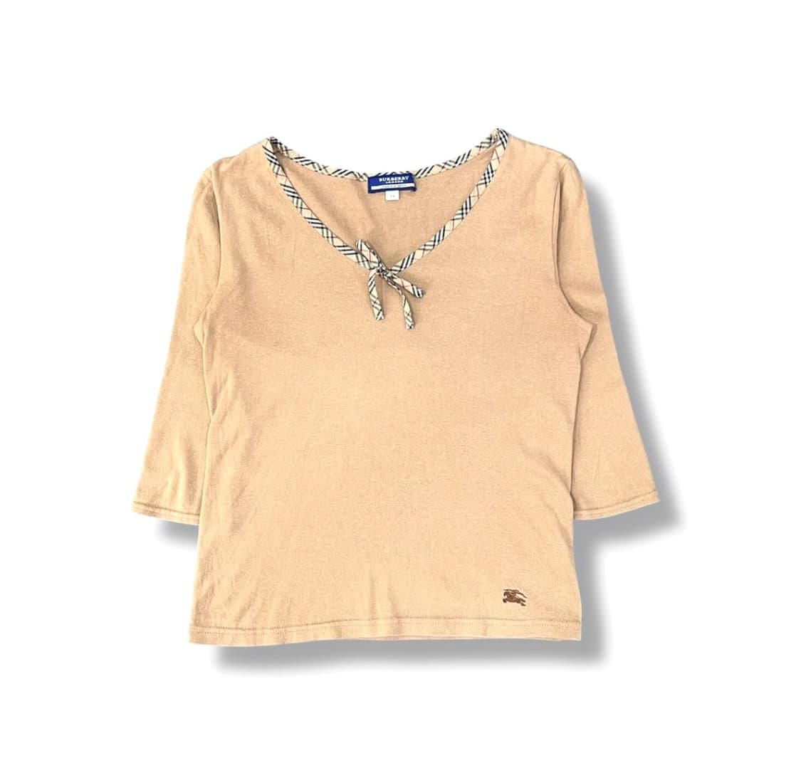버버리 블루라벨 롱슬리브 베이지 상품이미지1