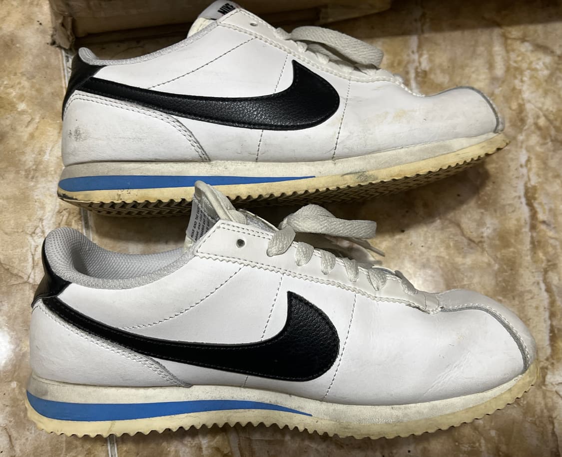 [나이키 Nike] (W) 나이키 코르테즈 화이트 앤 블랙 (245) 상품이미지5