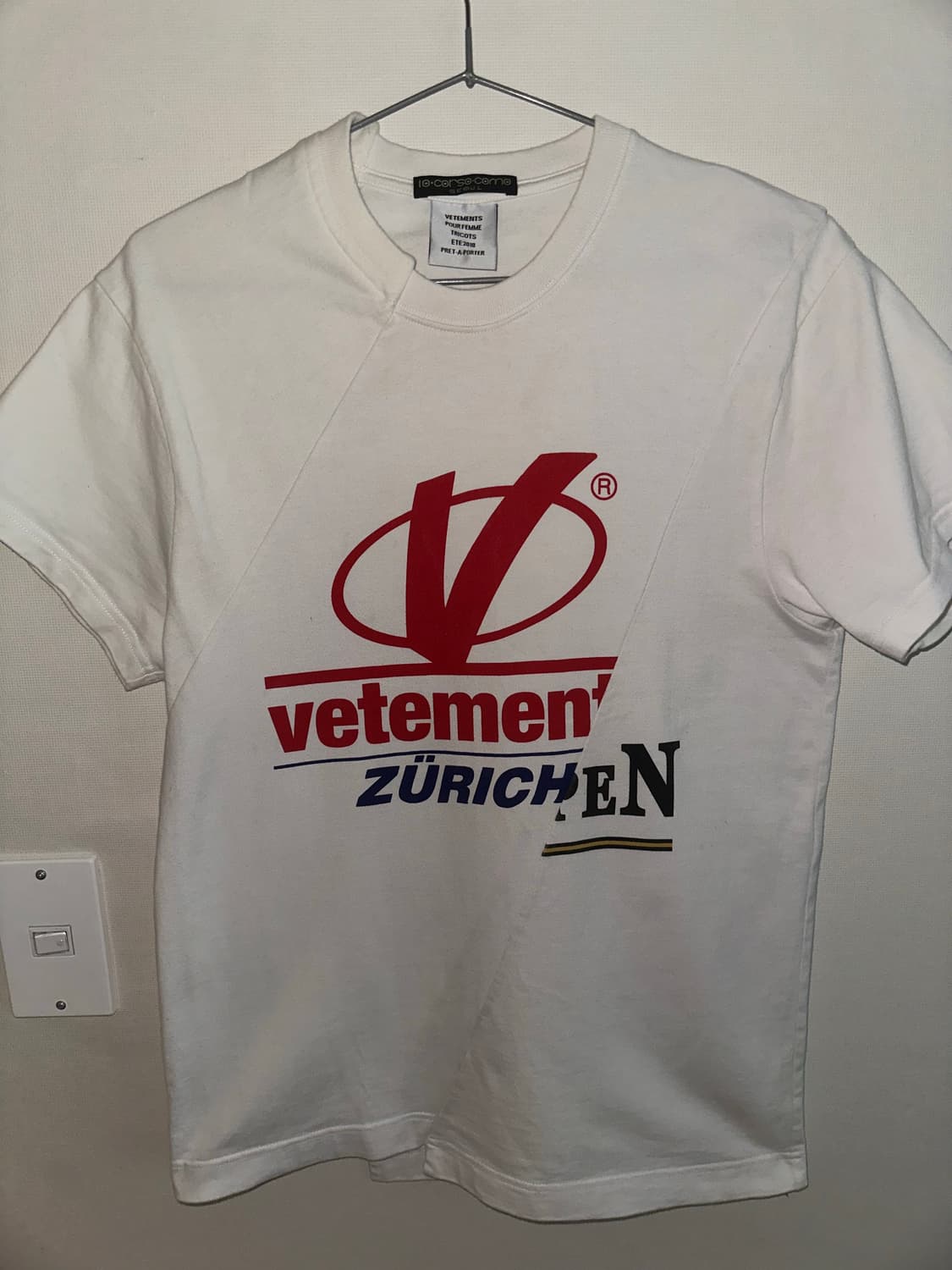 Vetements SS18 Zürich reconstructed tee 상품이미지5