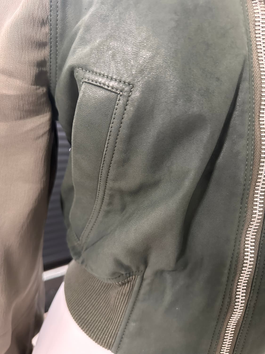 Rick Owens cropped flight bomber jacket 상품이미지6