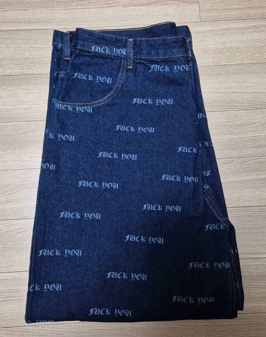 샤카웨어 데님 배기팬츠 32 상품이미지4