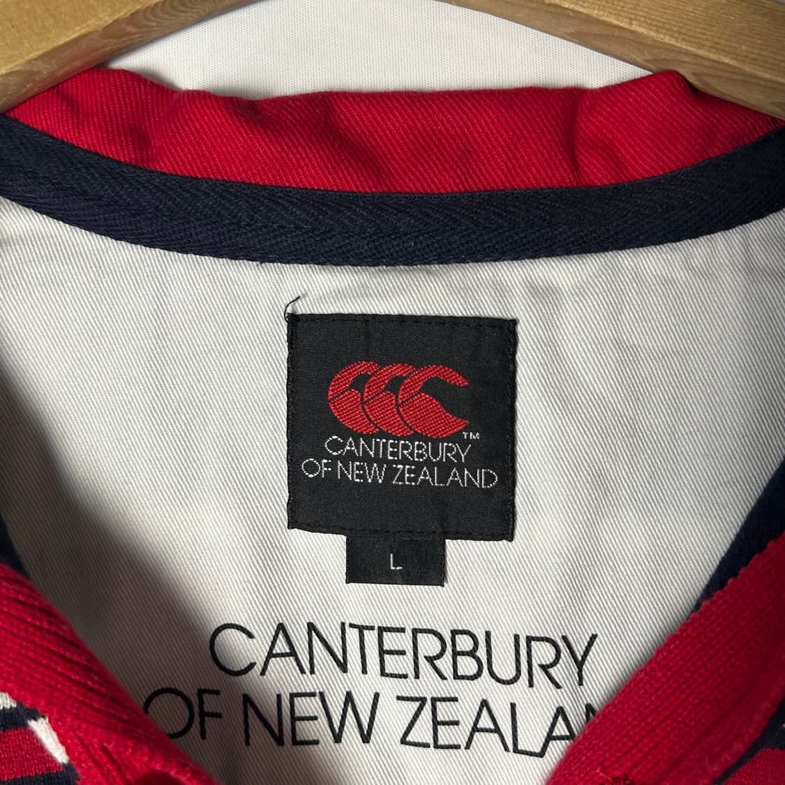 [Canterbury] 캔터베리 뉴질랜드 스트라이프 럭비 반팔셔츠 상품이미지5