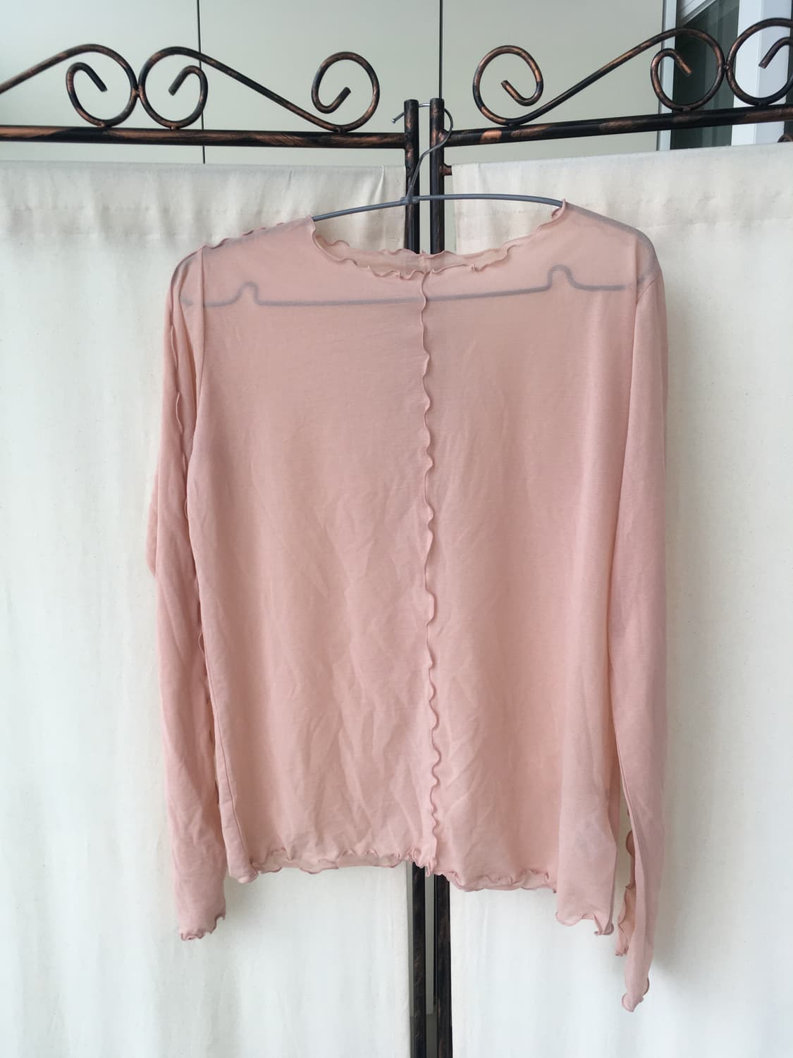 Set)잔꽃 하구미 원피스+홀터 레이스 나시+코랄블라우스 +레이스머플러 상품이미지7