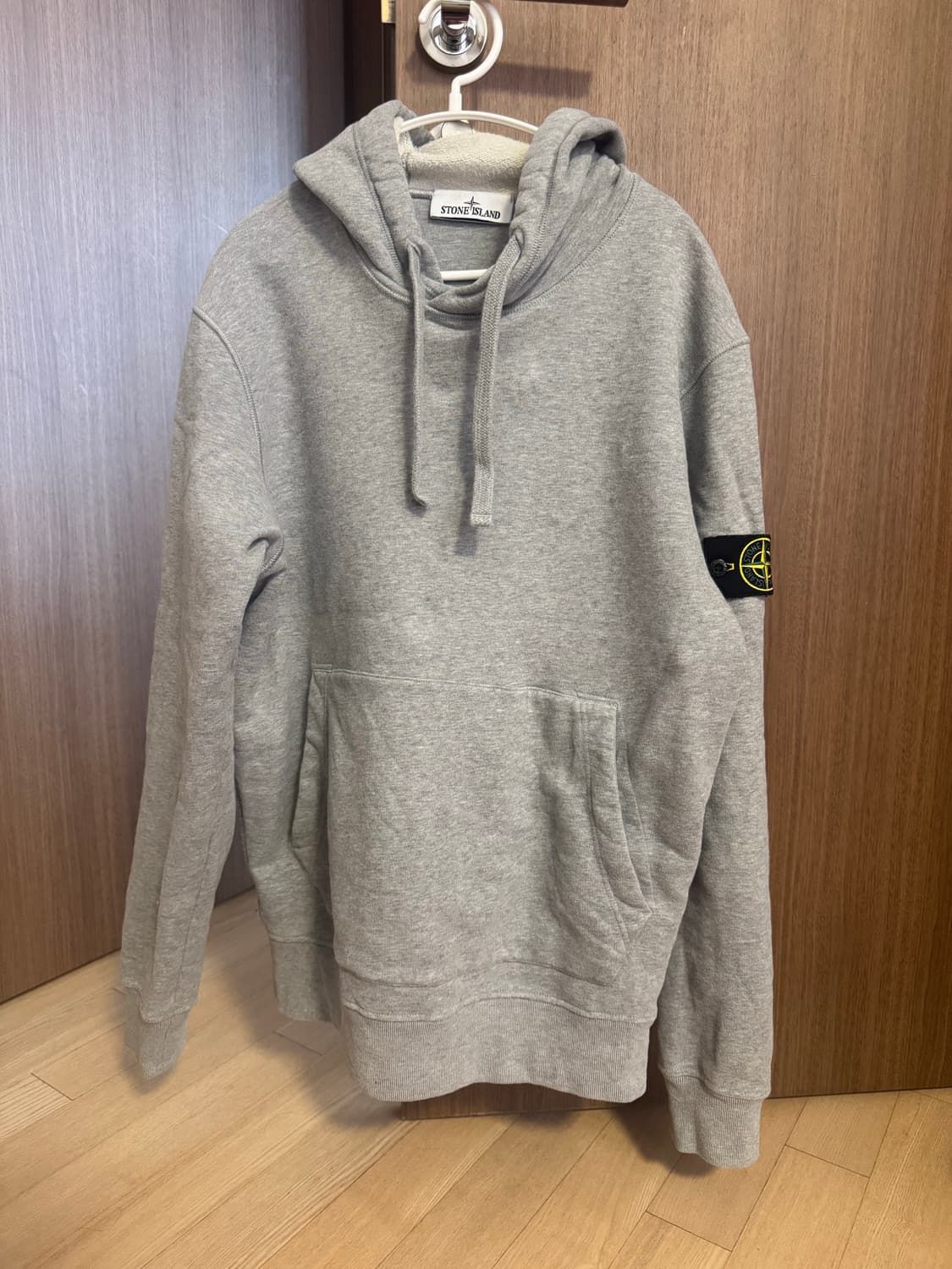 스톤아일랜드 그레이 후드티 M사이즈 상품이미지1