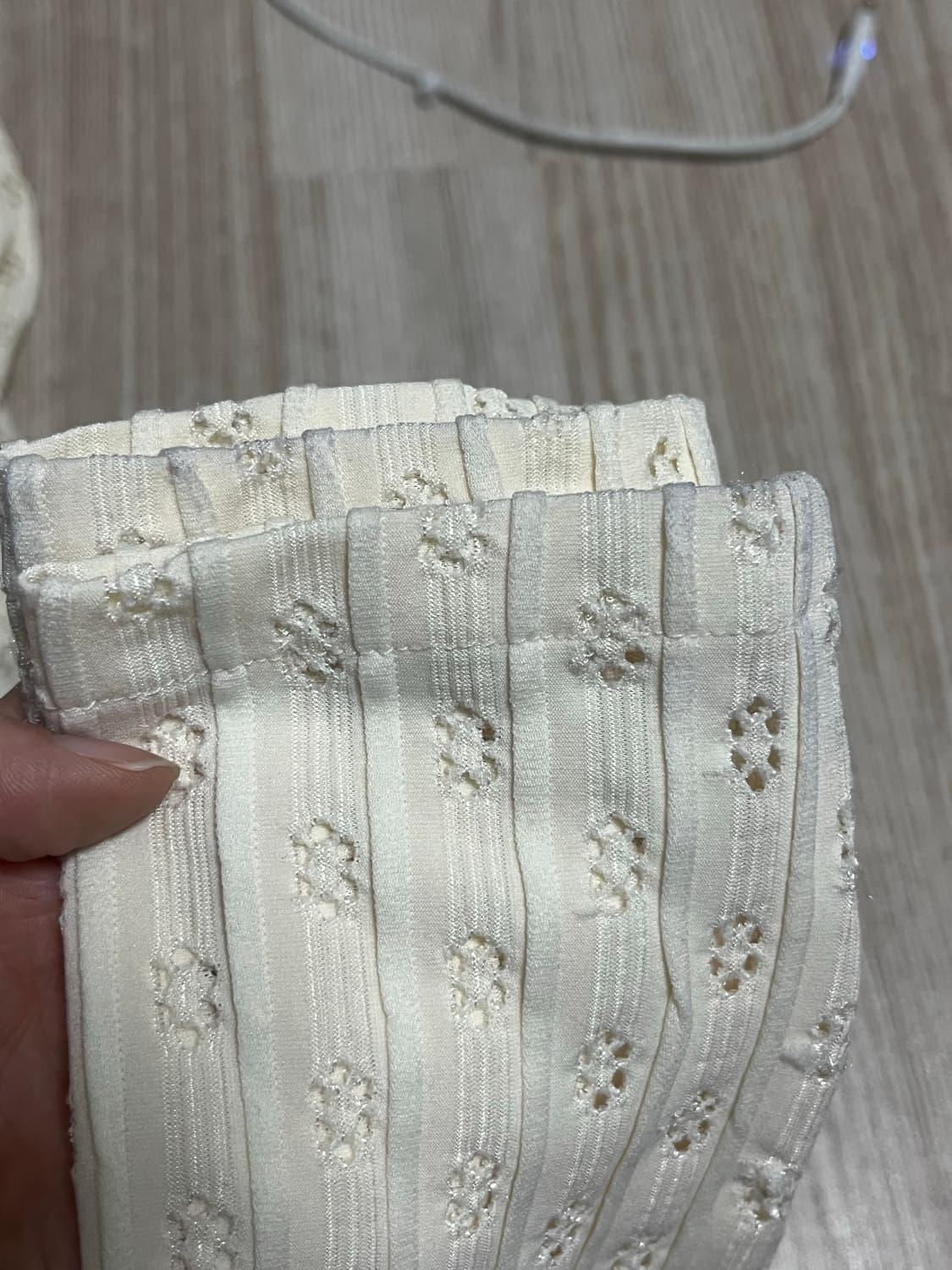 카셀 trimmed 집업 후디 펀칭 여름 가디건 상품이미지4