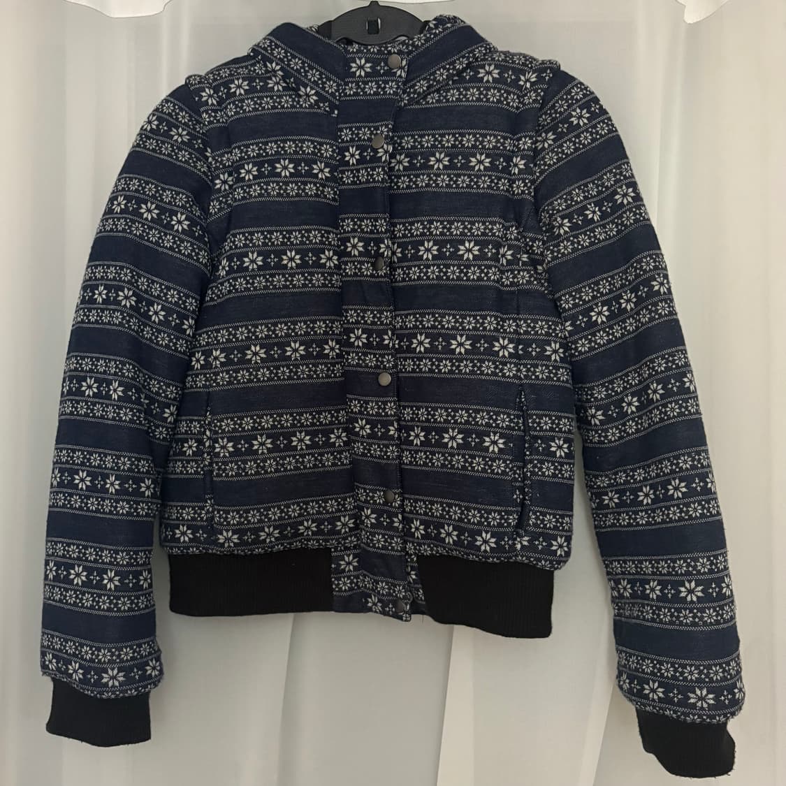 빈티지 리버시블 패턴 패딩 상품이미지1