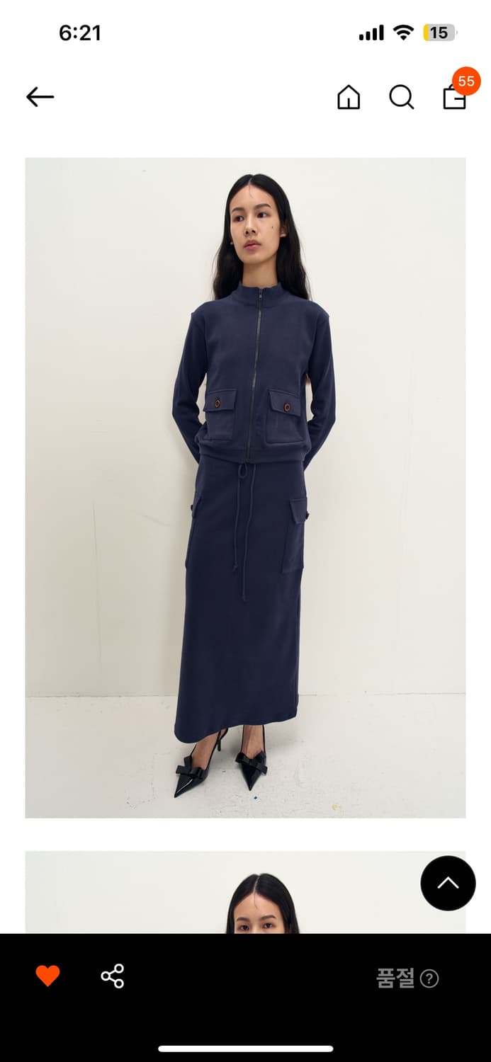 지지비샤 pocket cardigan 상품이미지6