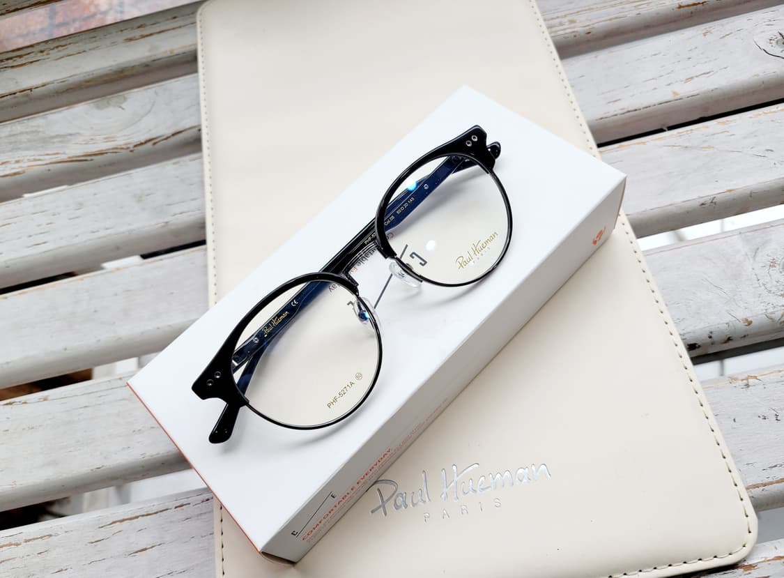 폴휴먼 안경 PHF-5271A 블랙원형하금테 안경 상품이미지10