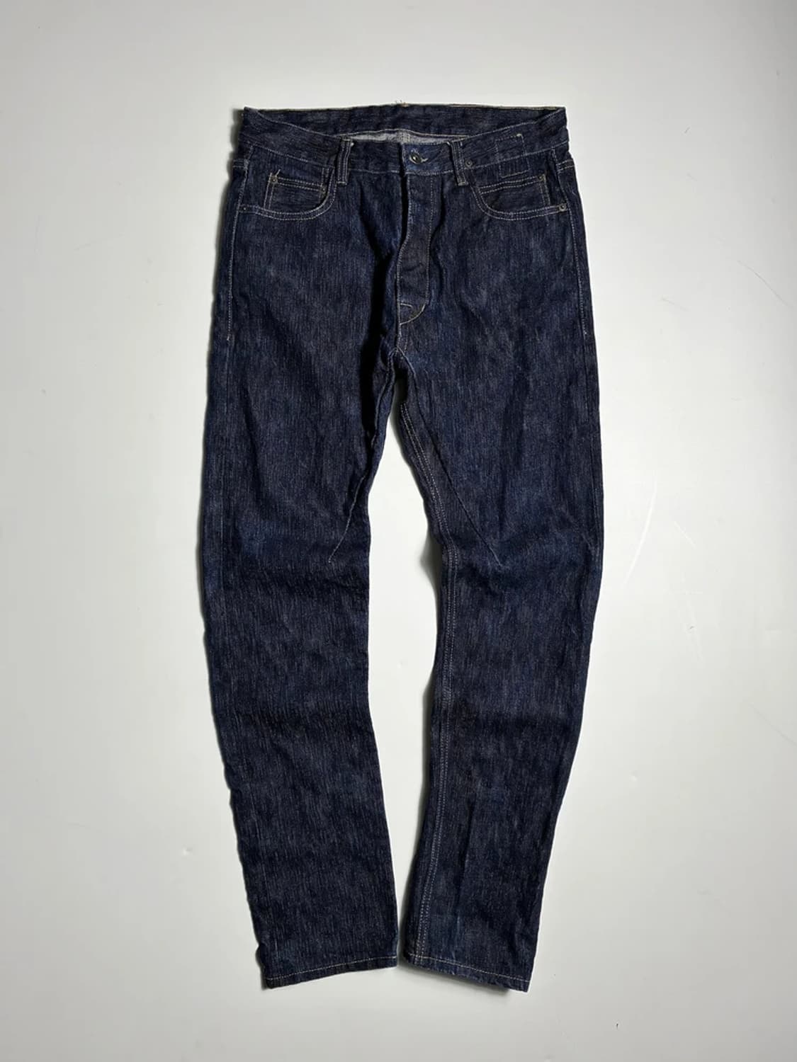 릭오웬스 다크쉐도우 토런스 컷 셀비지 데님 팬츠 R1721 상품이미지1