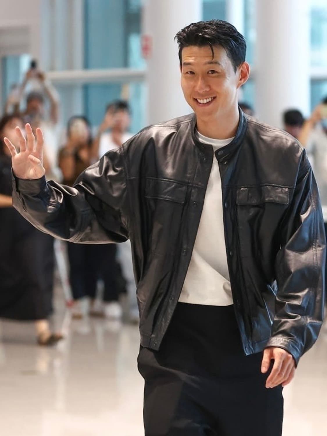 25ss 르메르 박시 레더 블루종 L 상품이미지1