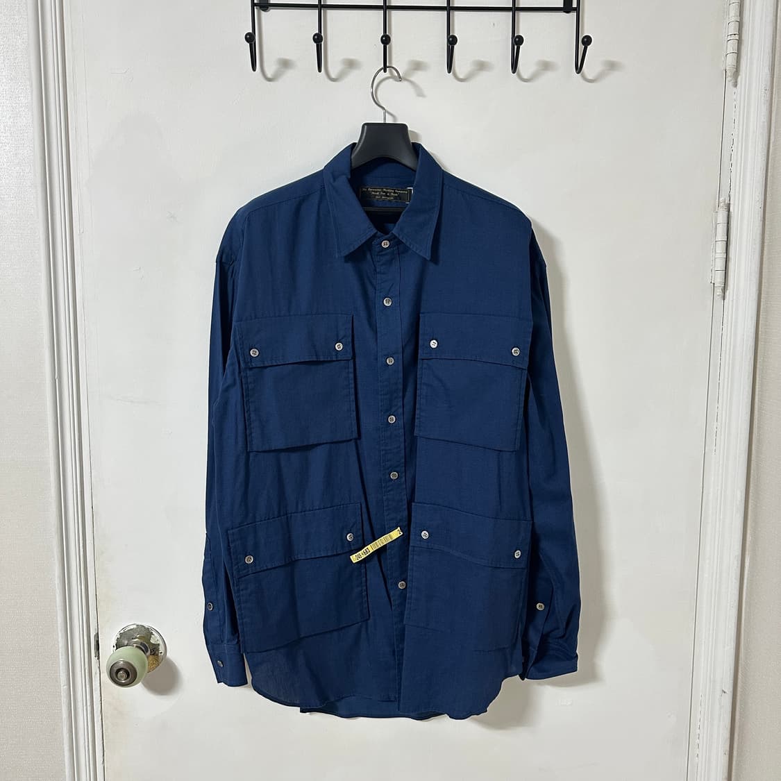 3(L) 다레니모 포켓 셔츠 네이비 상품이미지1